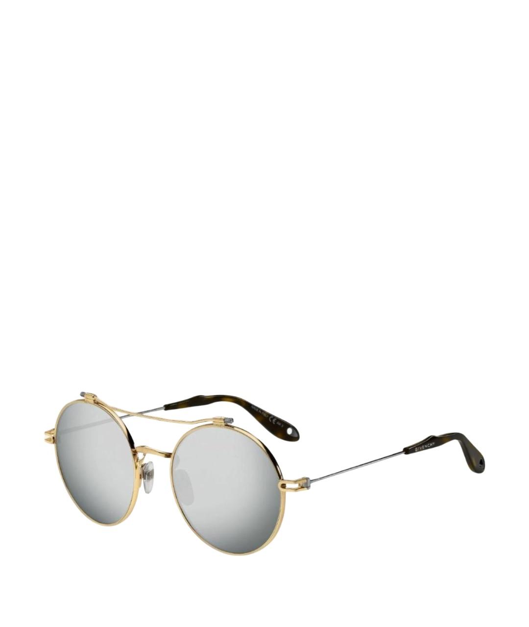 GIVENCHY Серебряные металлические солнцезащитные очки, фото 1