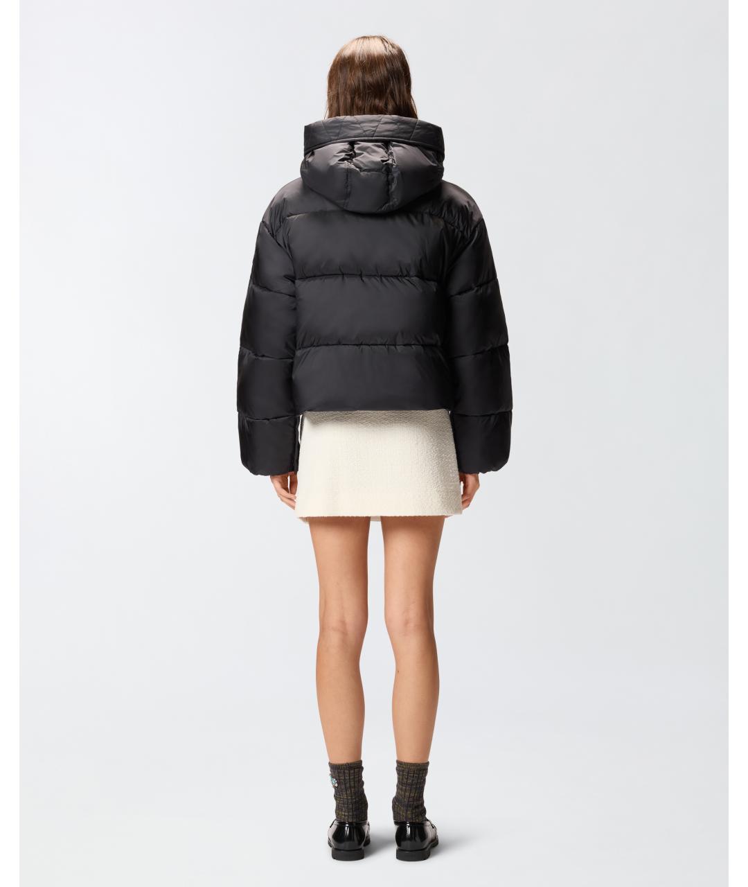 PINKO Черная полиамидовая куртка, фото 7