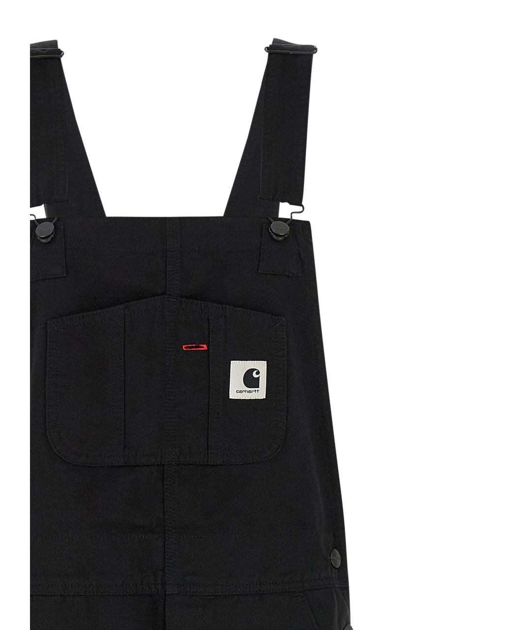 CARHARTT WIP Черный хлопковый комбинезон, фото 3