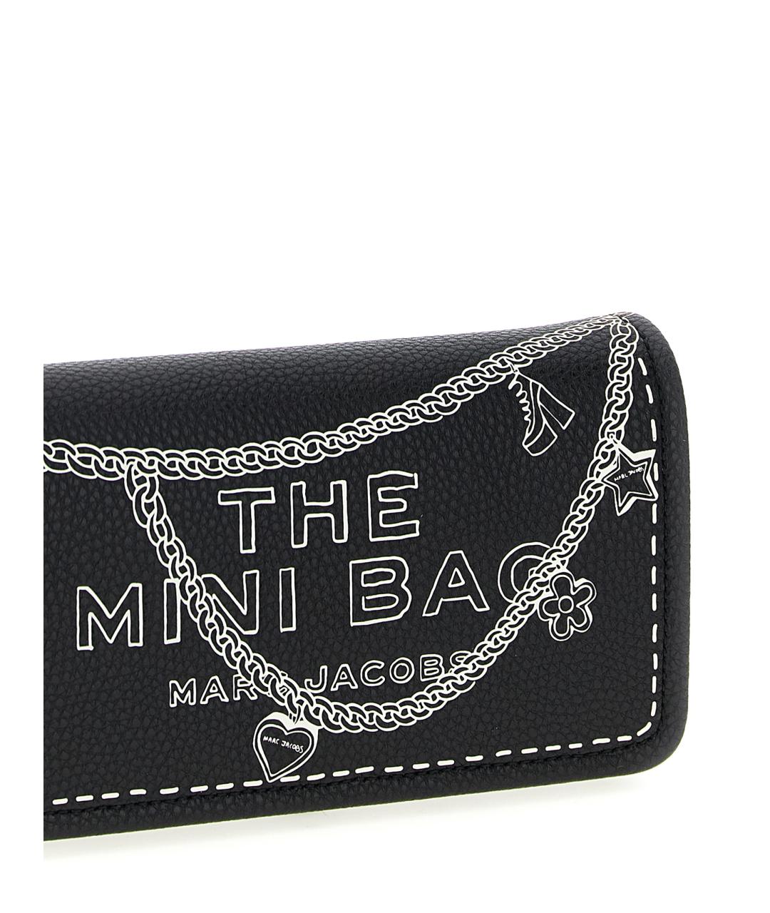 MARC JACOBS Черная кожаная сумка через плечо, фото 3