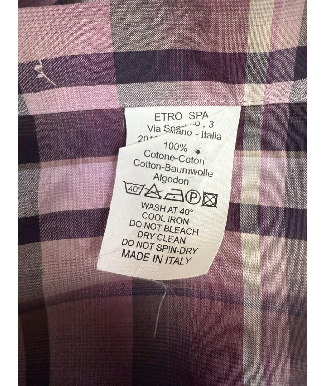 ETRO Хлопковая кэжуал рубашка, фото 4