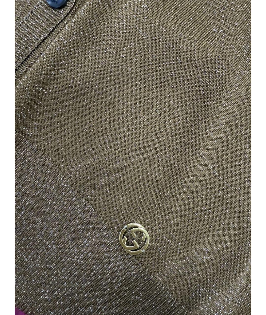 GUCCI Коричневый кардиган, фото 4