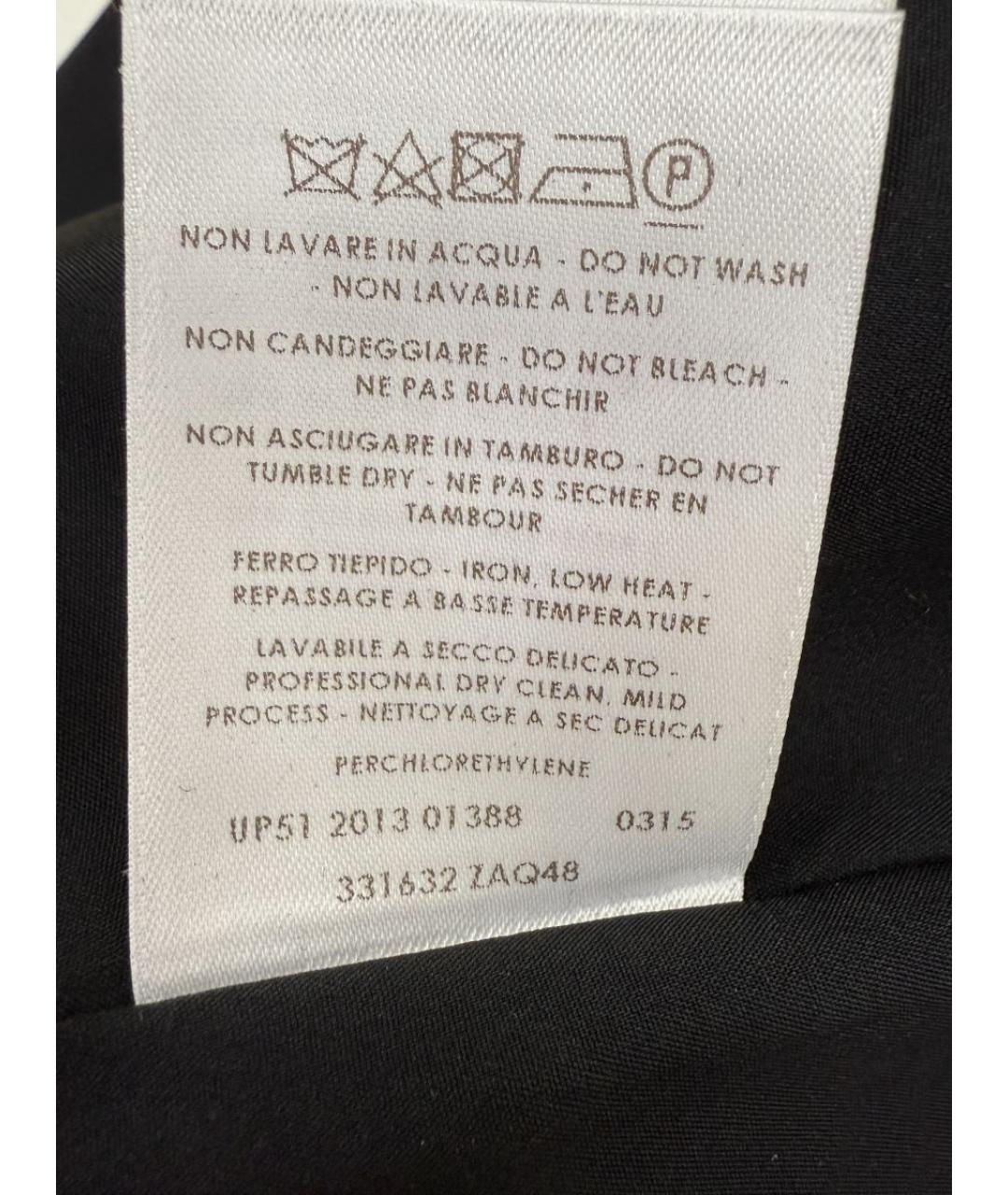GUCCI Черная юбка миди, фото 6
