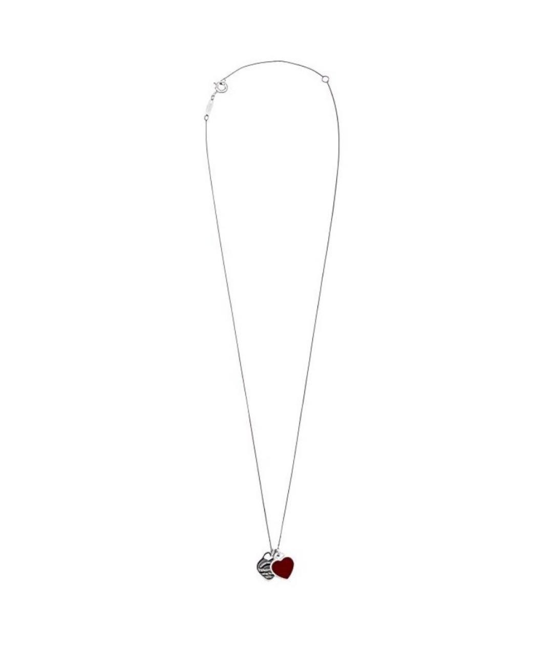 TIFFANY&CO Красная серебряная подвеска, фото 3