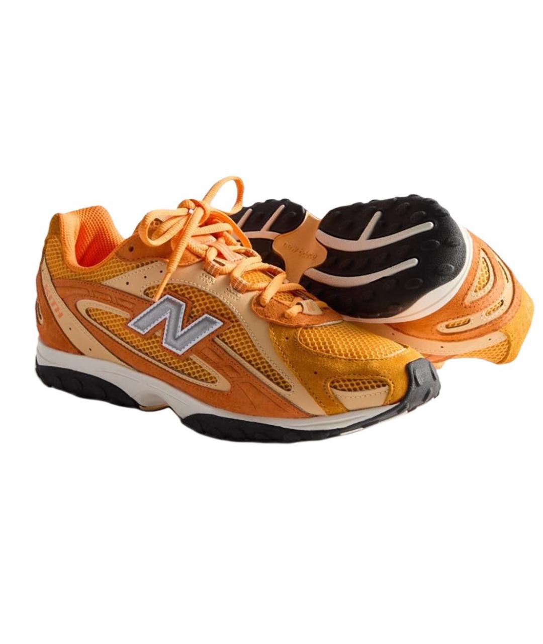 NEW BALANCE Оранжевое замшевые кроссовки, фото 5