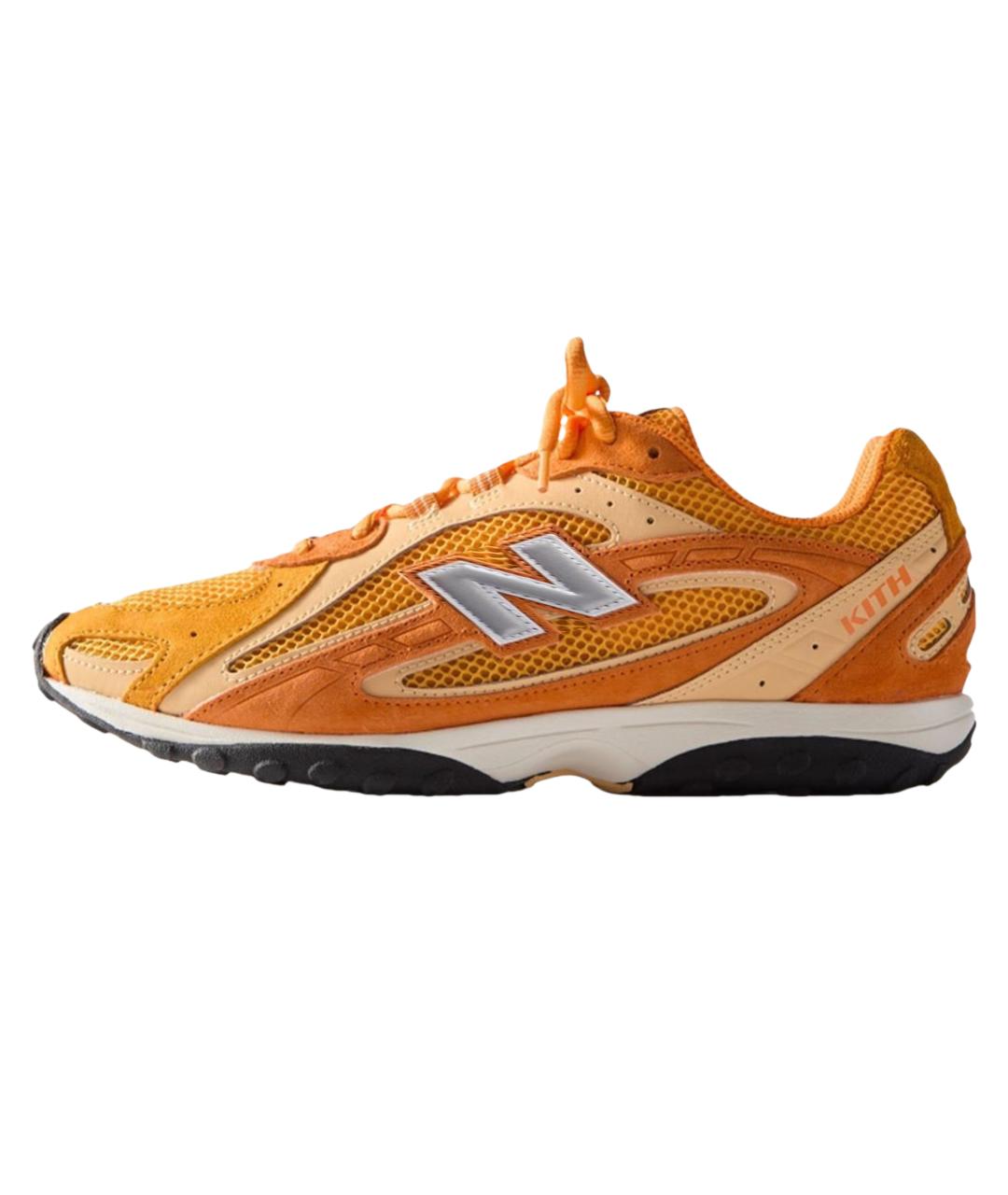 NEW BALANCE Оранжевое замшевые кроссовки, фото 2