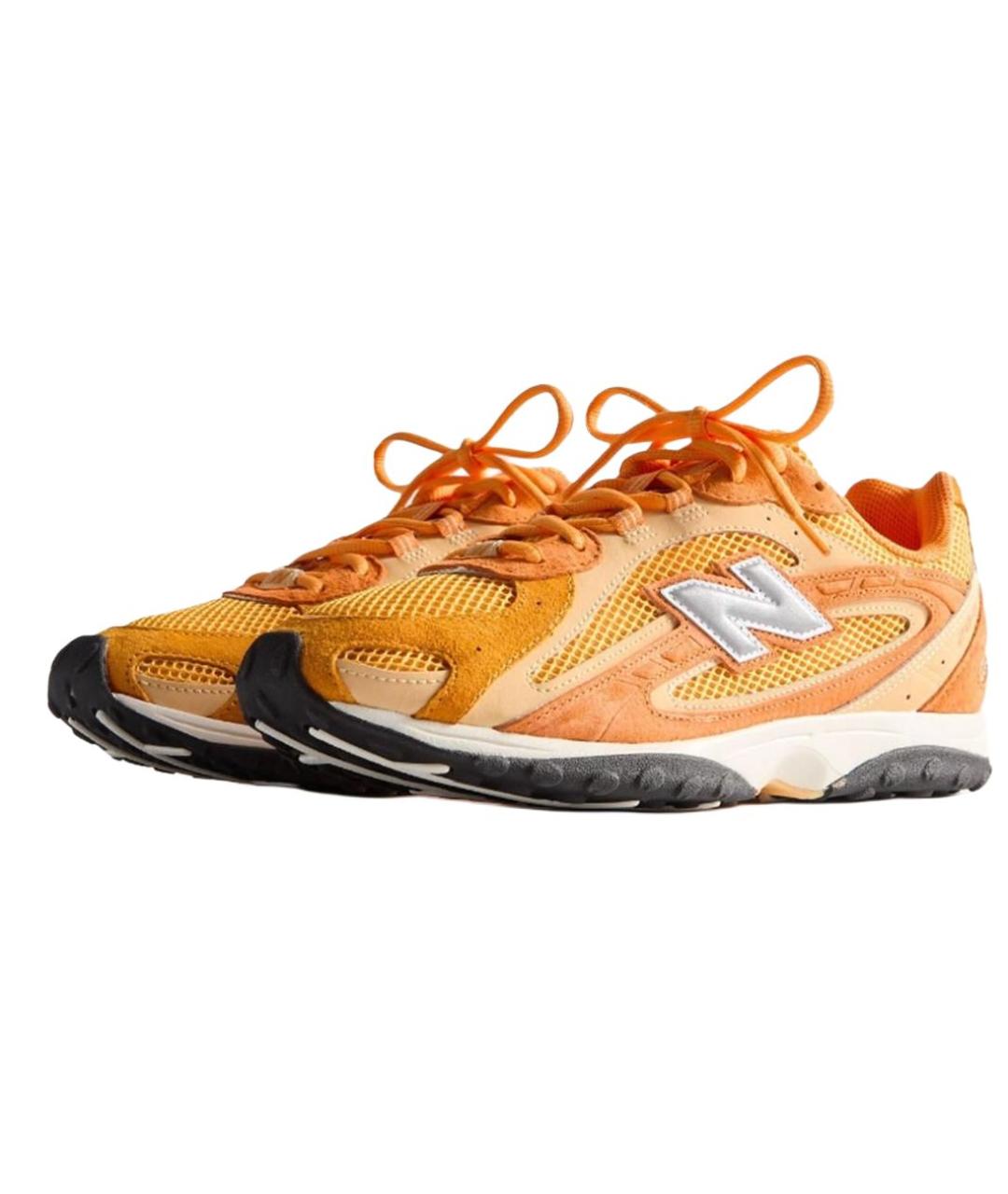 NEW BALANCE Оранжевое замшевые кроссовки, фото 4