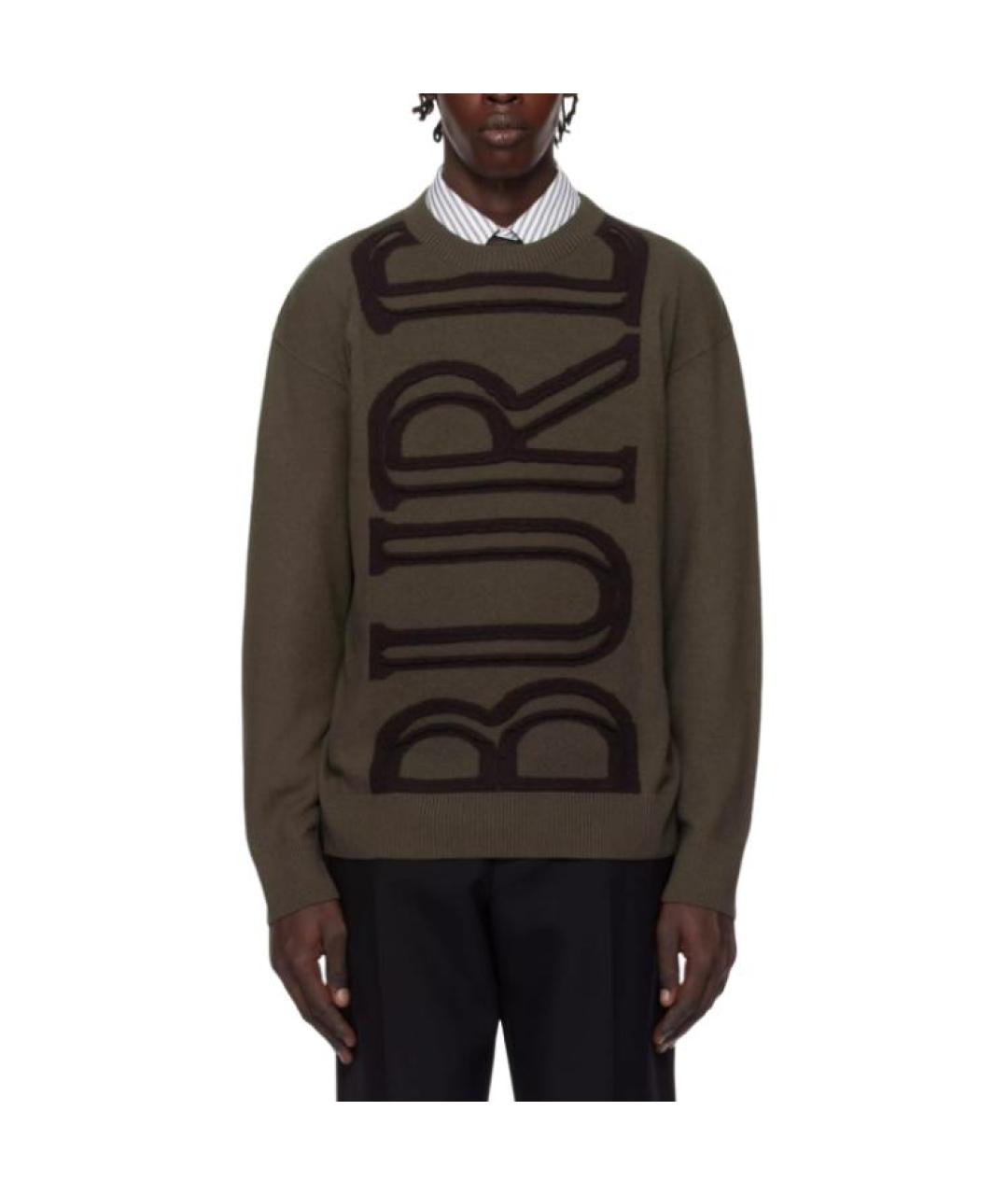 BURBERRY Коричневый джемпер / свитер, фото 1