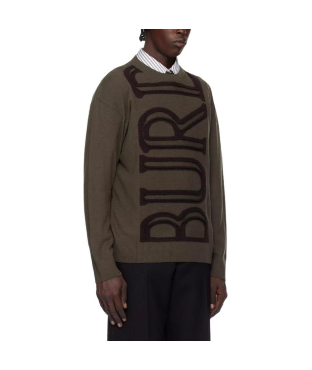 BURBERRY Коричневый джемпер / свитер, фото 3