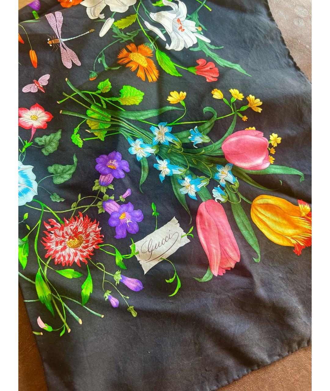 GUCCI Шелковый платок, фото 2