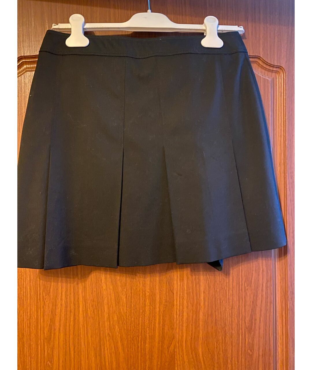 GUCCI Черная шерстяная юбка мини, фото 2