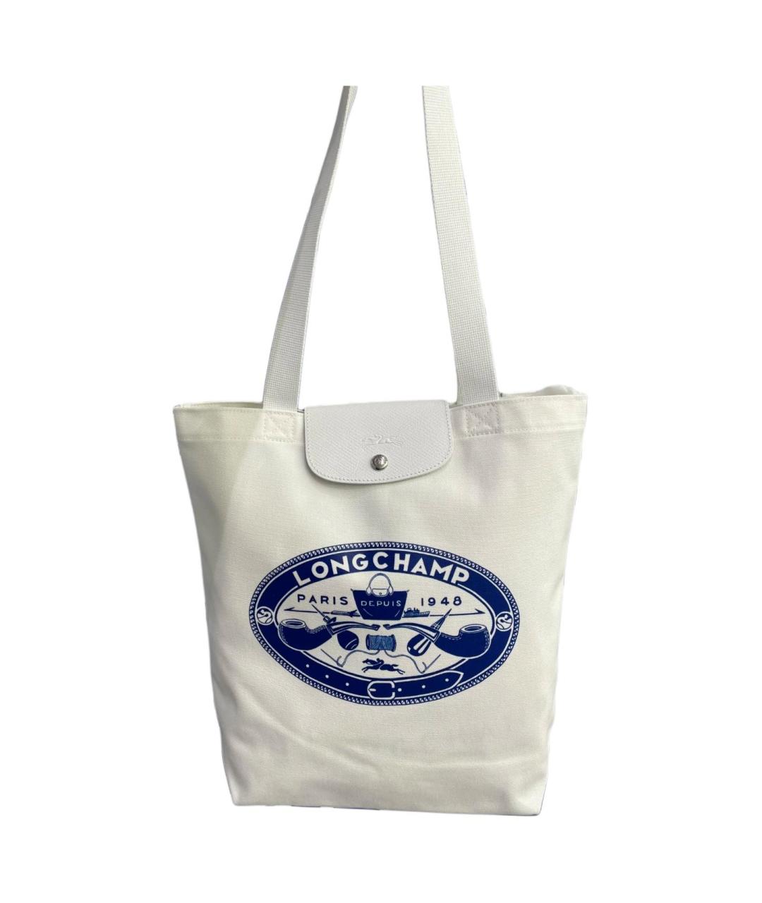 LONGCHAMP Белая сумка через плечо, фото 3