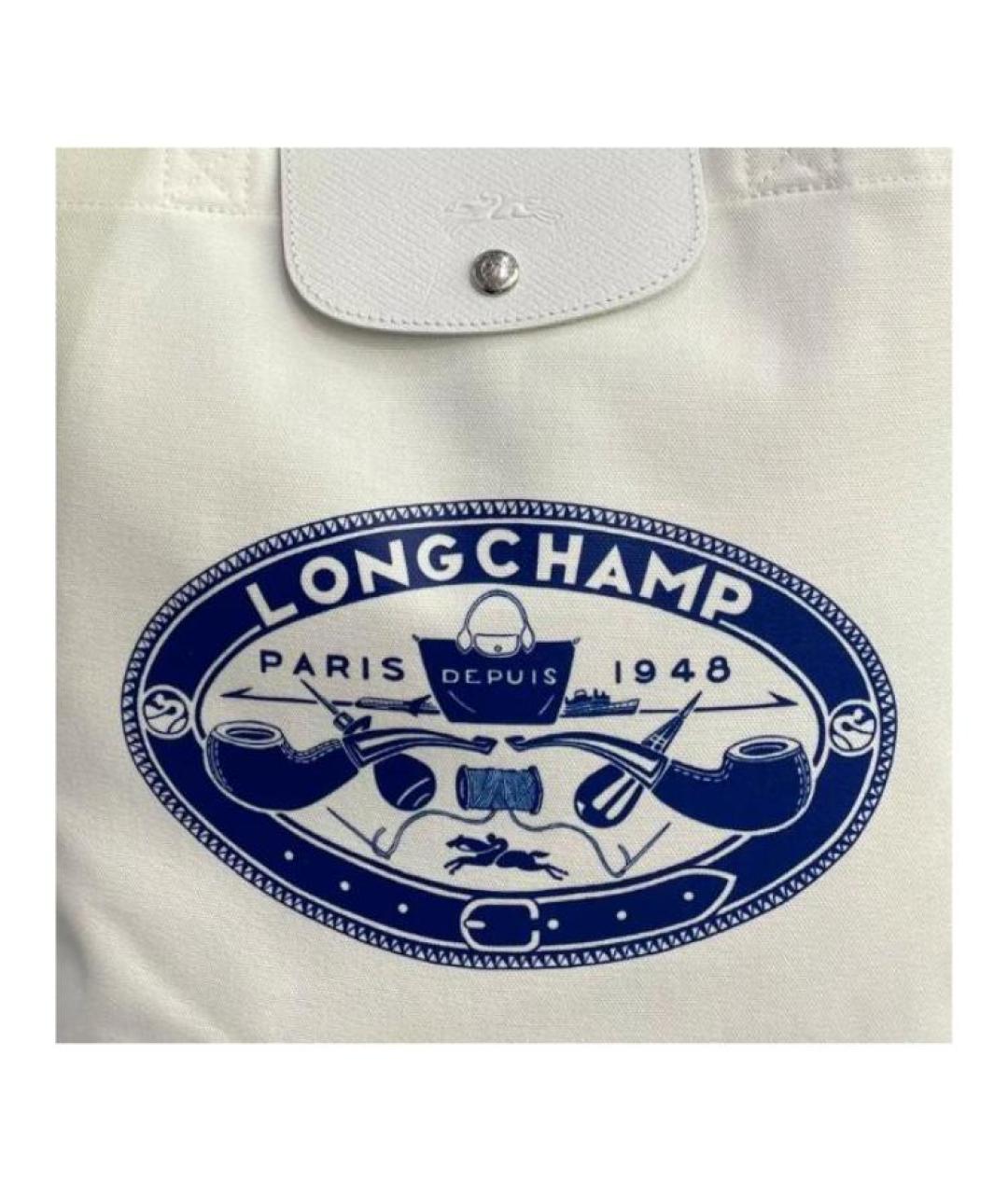 LONGCHAMP Белая сумка через плечо, фото 2