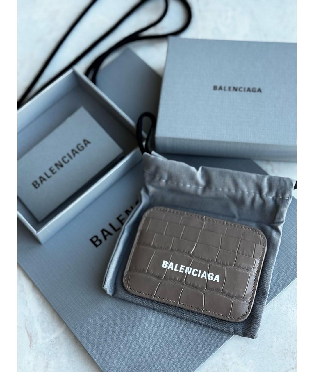 BALENCIAGA Серый кардхолдер, фото 3