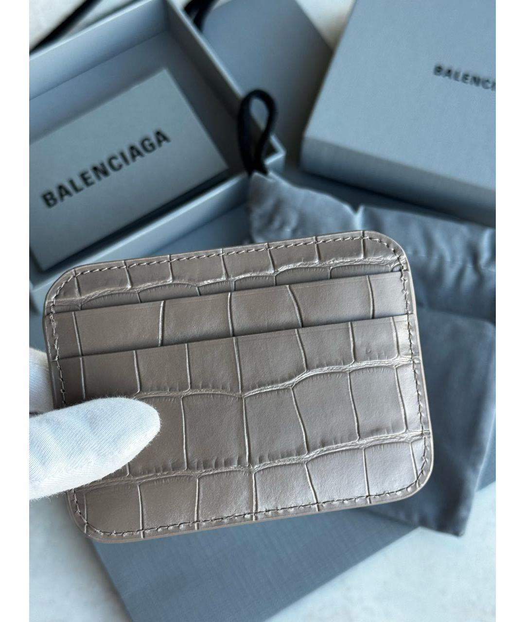 BALENCIAGA Серый кардхолдер, фото 4