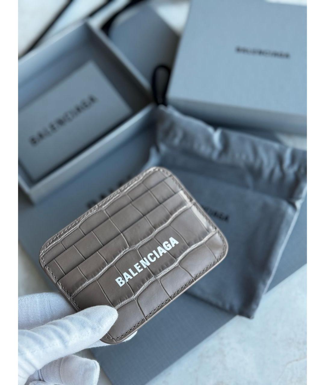 BALENCIAGA Серый кардхолдер, фото 2