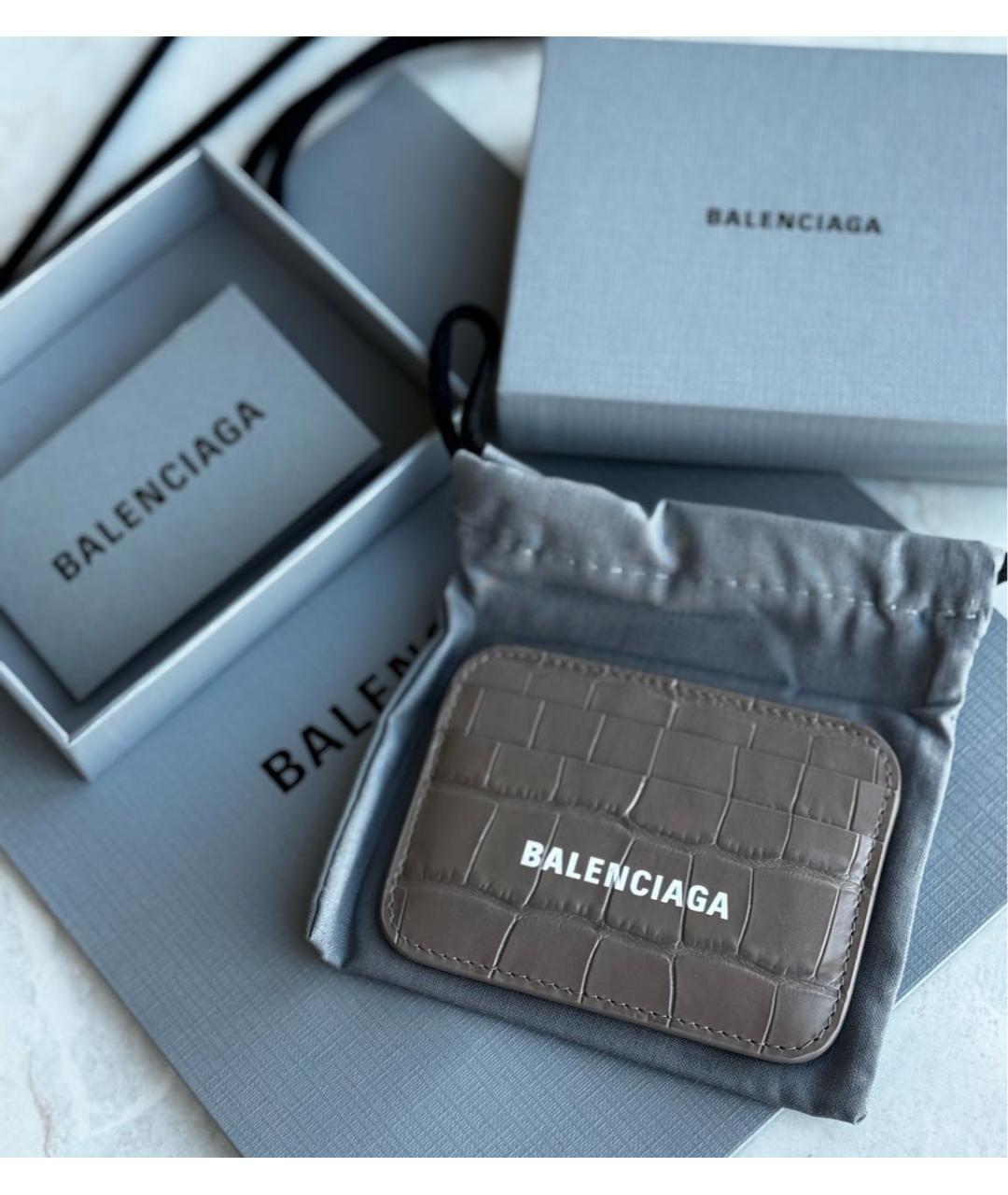 BALENCIAGA Серый кардхолдер, фото 5