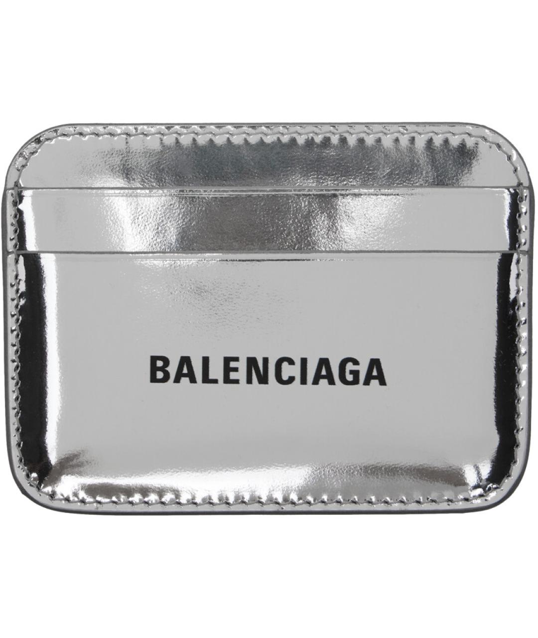 BALENCIAGA Серебрянный кардхолдер, фото 1