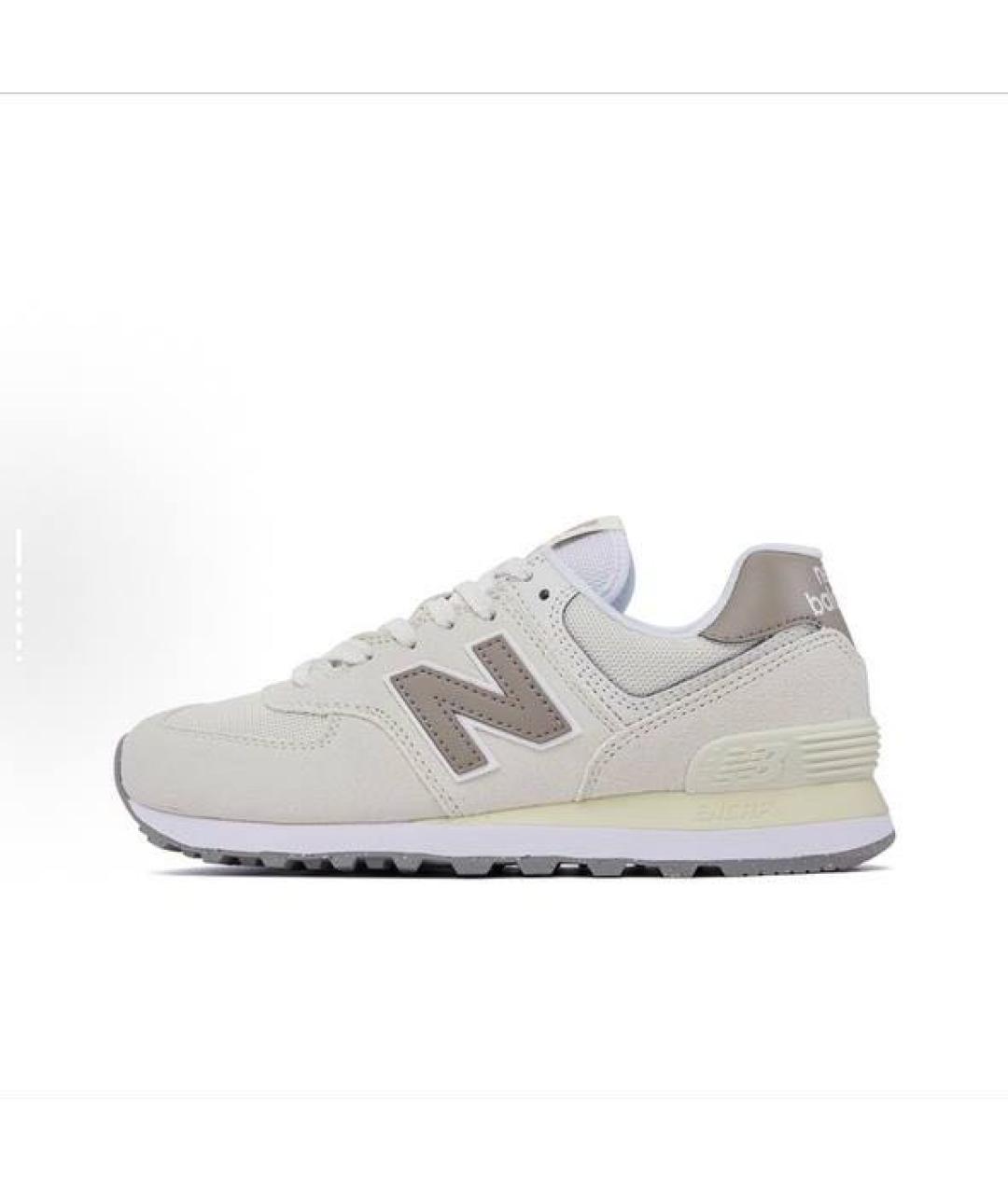 NEW BALANCE Бежевые низкие кроссовки / кеды, фото 2