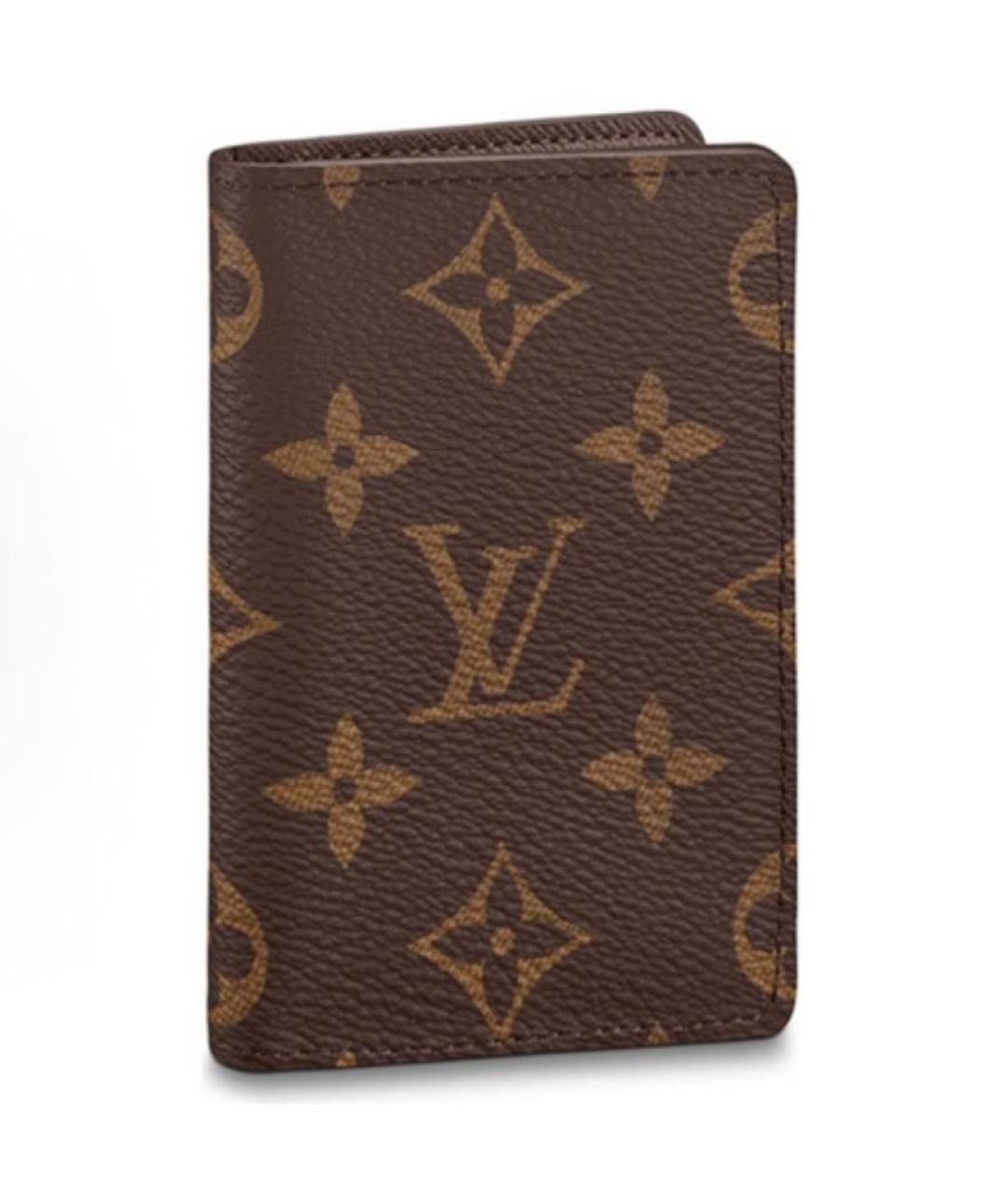 LOUIS VUITTON Коричневый кардхолдер, фото 6