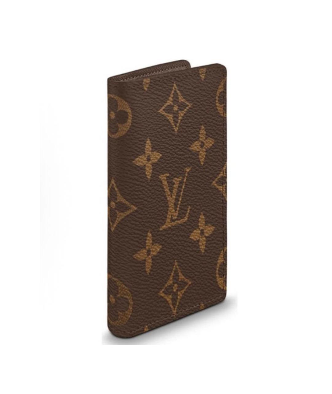 LOUIS VUITTON Коричневый кардхолдер, фото 2