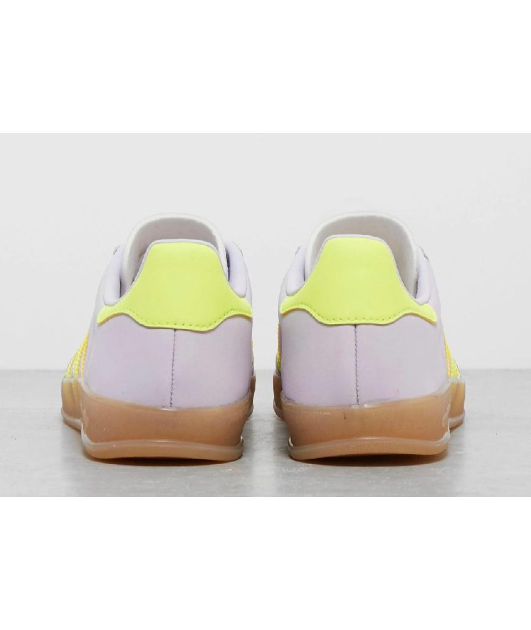 ADIDAS Фиолетовые кожаные кеды, фото 2
