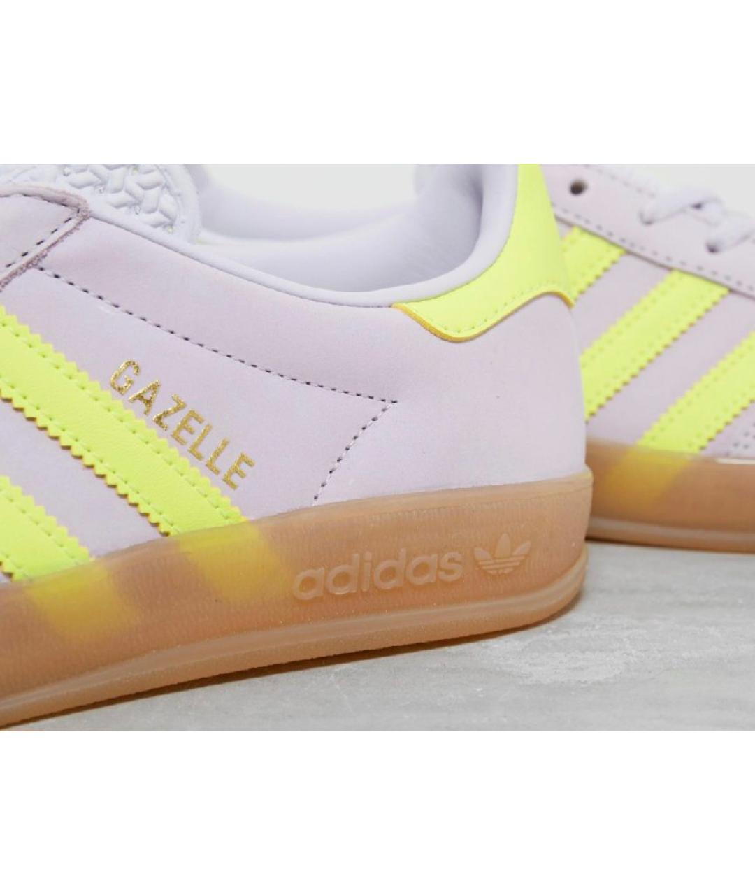 ADIDAS Фиолетовые кожаные кеды, фото 5