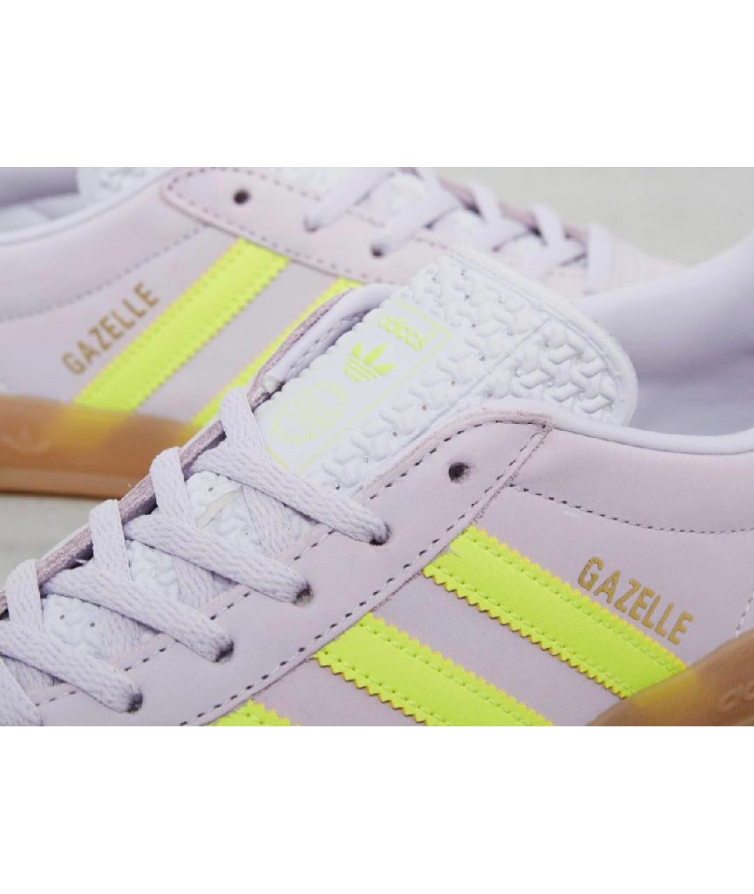 ADIDAS Фиолетовые кожаные кеды, фото 6