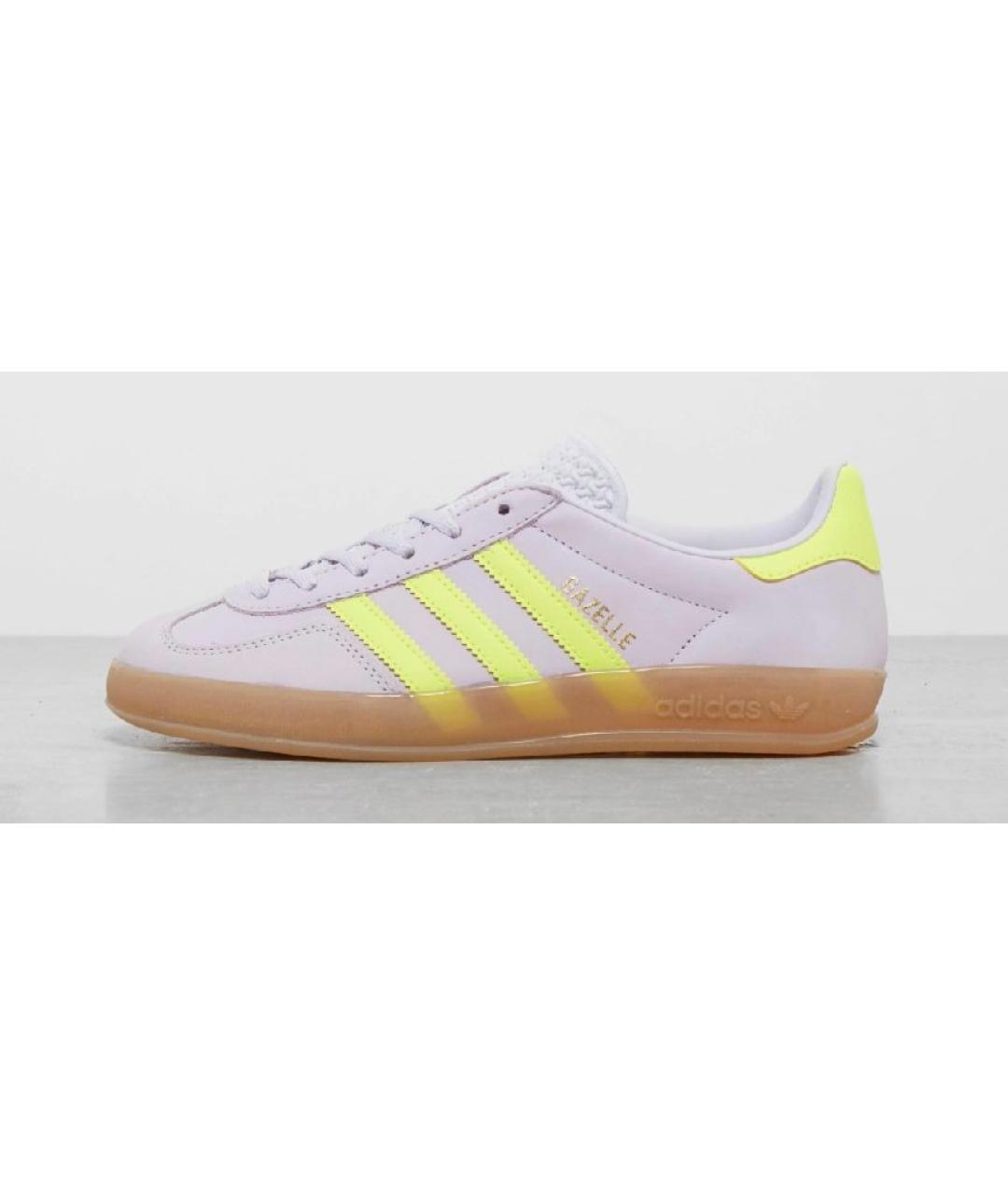 ADIDAS Фиолетовые кожаные кеды, фото 8