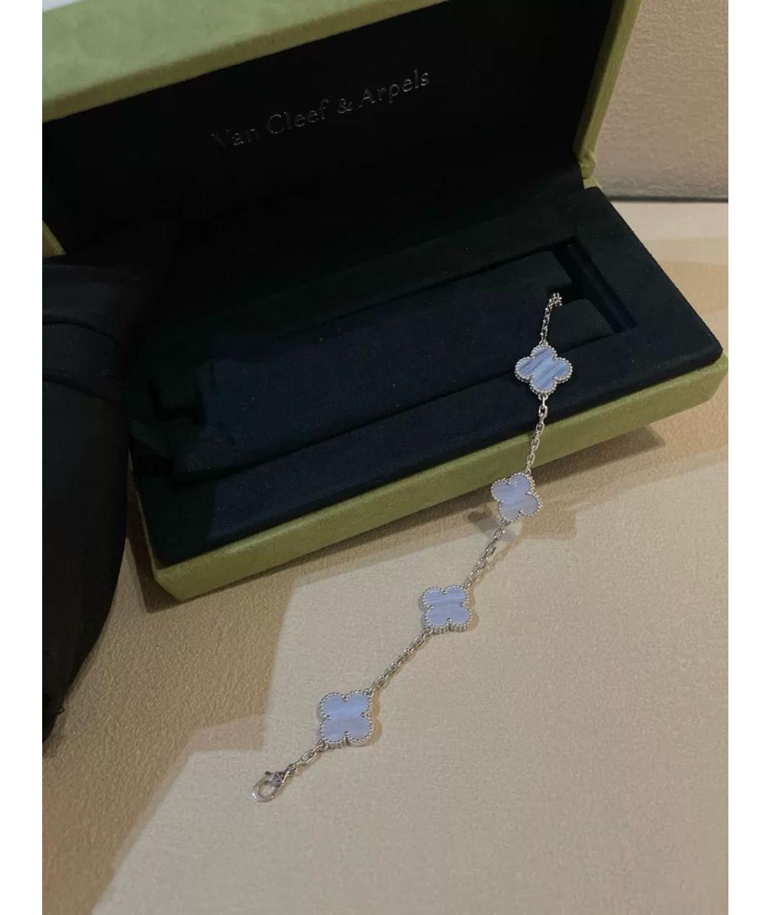 VAN CLEEF & ARPELS Фиолетовый браслет из белого золота, фото 3