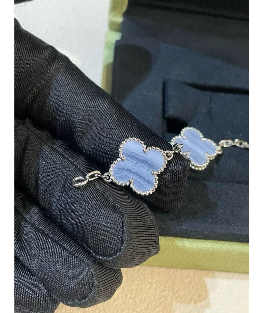 VAN CLEEF & ARPELS Фиолетовый браслет из белого золота, фото 6