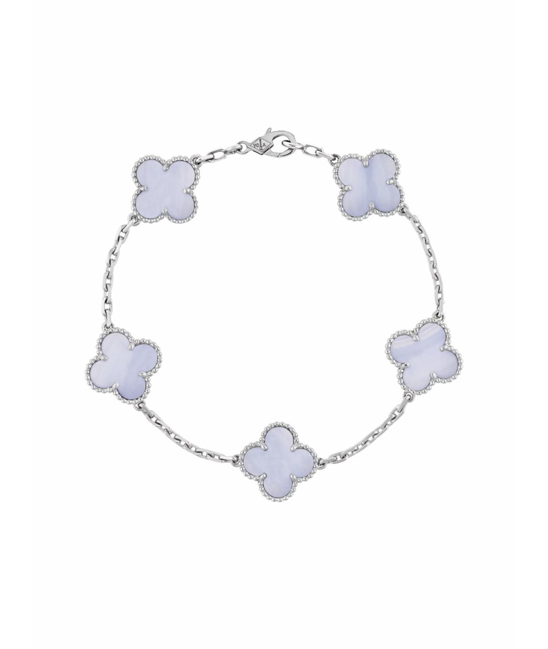 VAN CLEEF & ARPELS Фиолетовый браслет из белого золота, фото 1