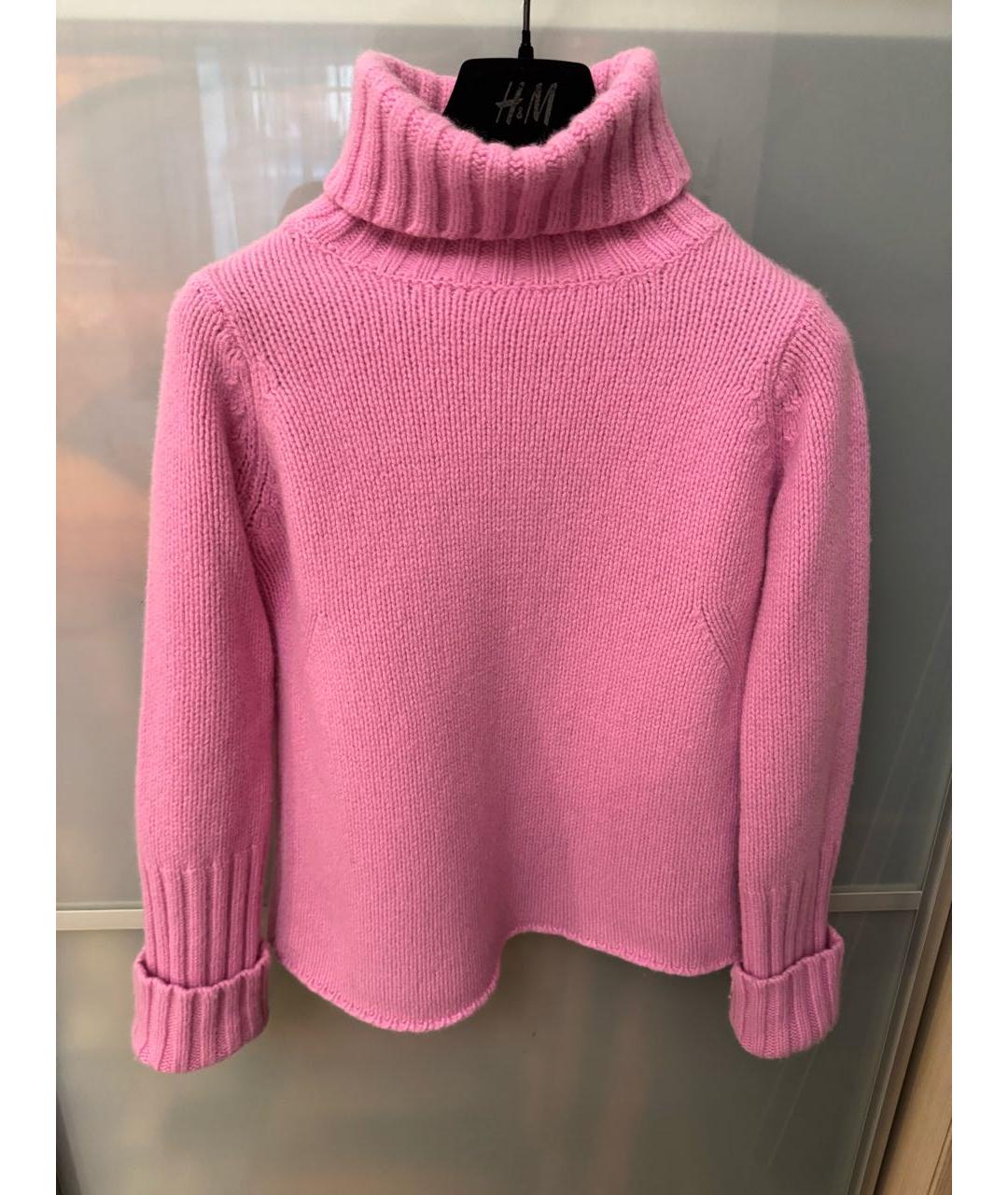ZADIG & VOLTAIRE Розовый шерстяной джемпер / свитер, фото 5