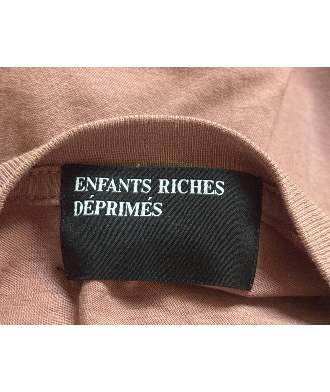 Enfants Riches Déprimés Коралловая хлопковая футболка, фото 3