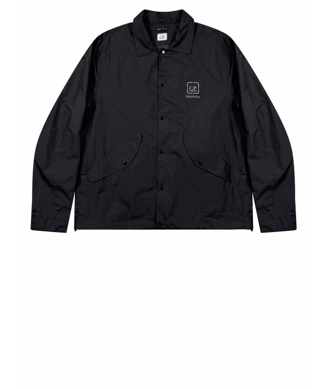CP COMPANY Черная полиамидовая куртка, фото 1