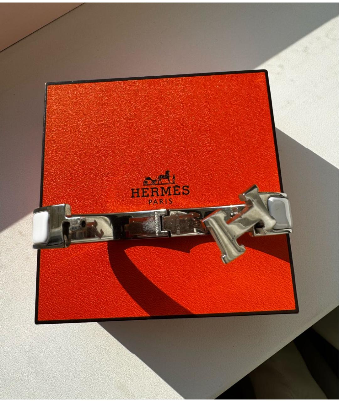 HERMES Белый браслет, фото 2
