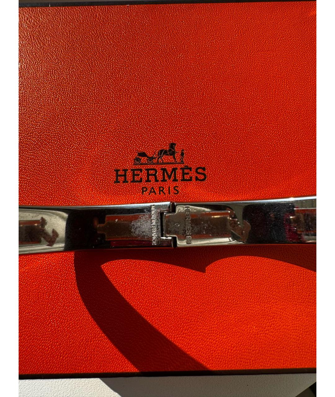HERMES Белый браслет, фото 3