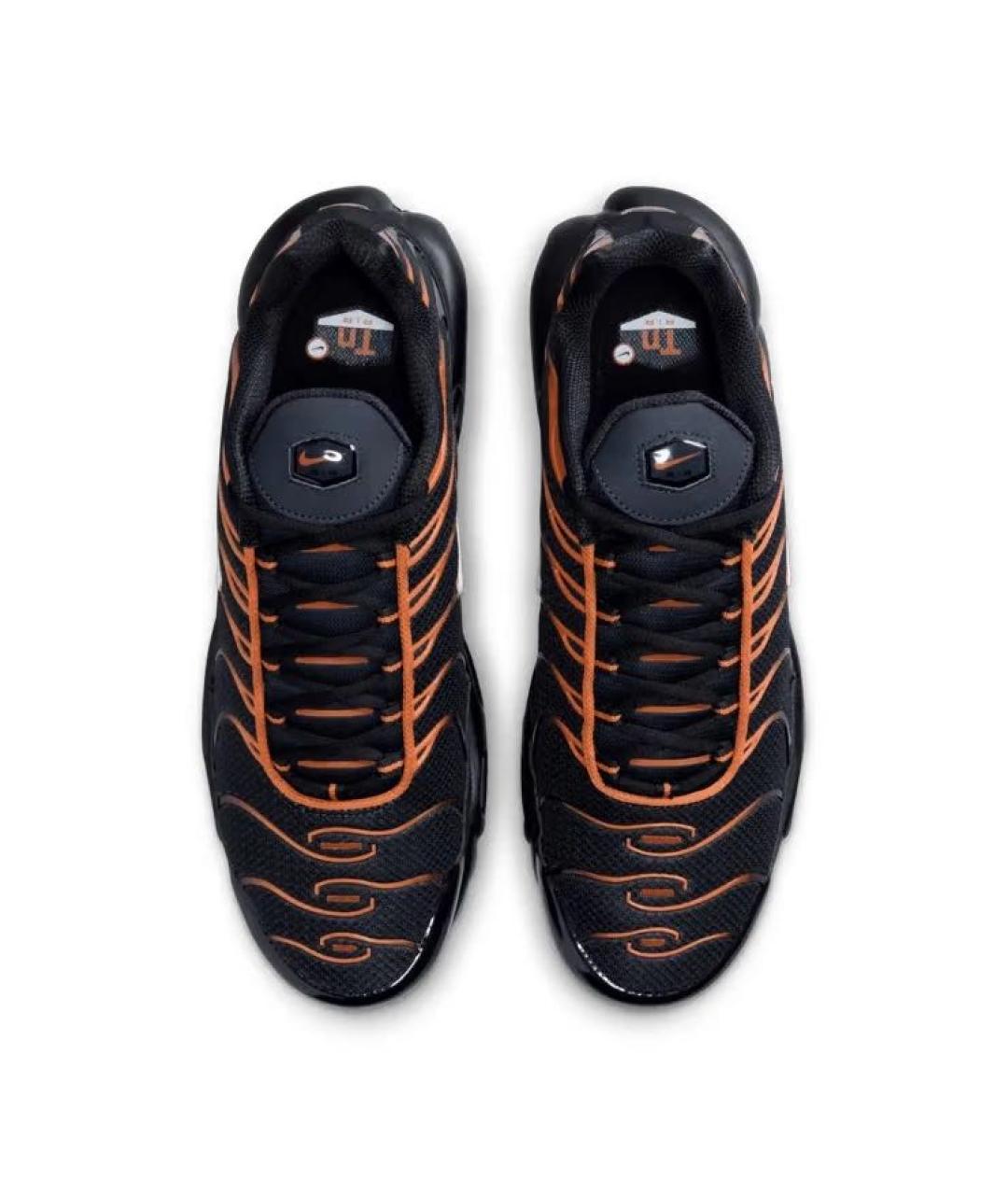 NIKE Черные текстильные низкие кроссовки / кеды, фото 3