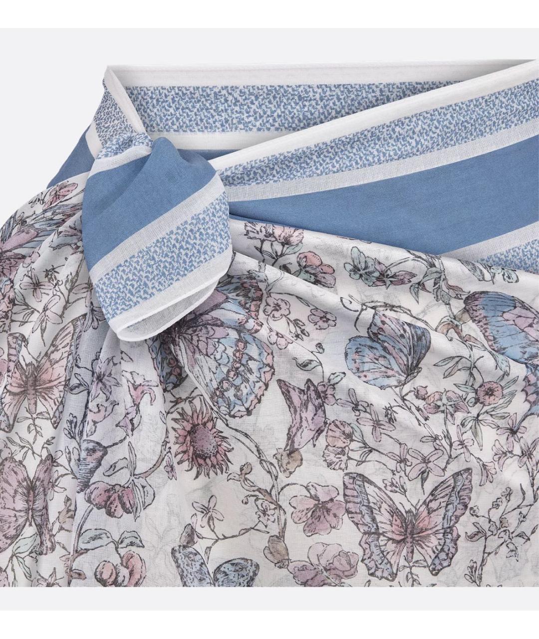 CHRISTIAN DIOR Голубое парео, фото 5