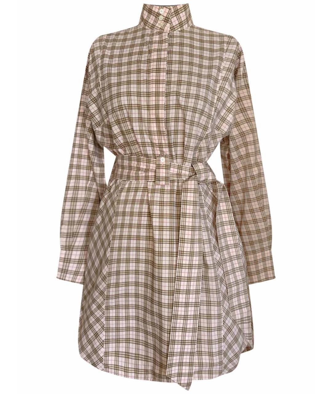 BURBERRY Мульти хлопковое повседневное платье, фото 1