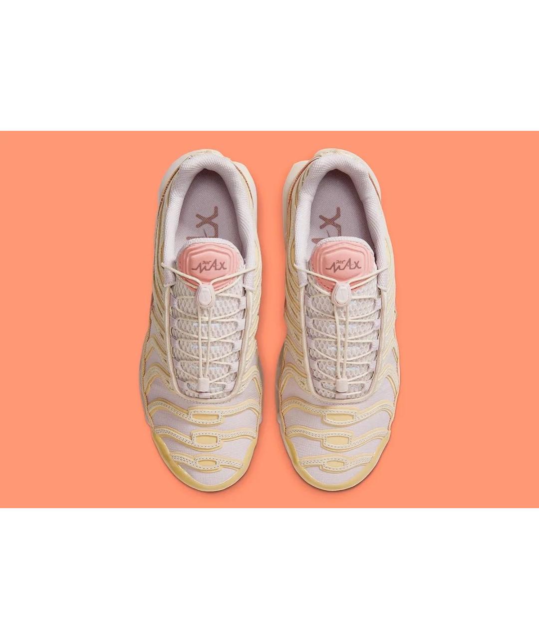 NIKE Коралловые текстильные низкие кроссовки / кеды, фото 3