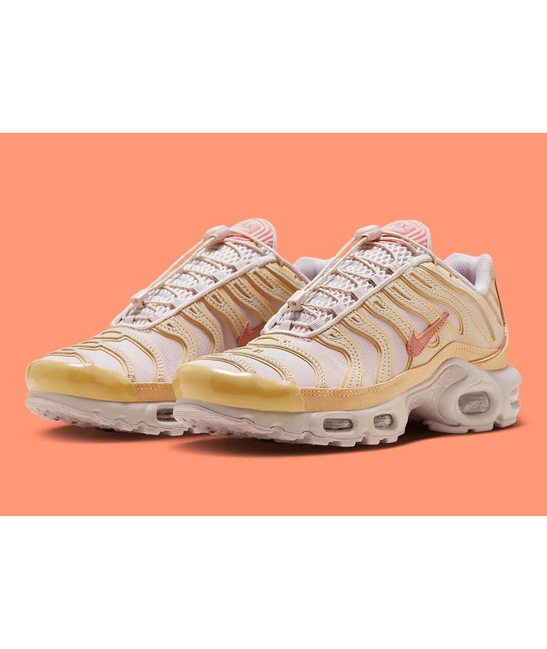 NIKE Коралловые текстильные низкие кроссовки / кеды, фото 2