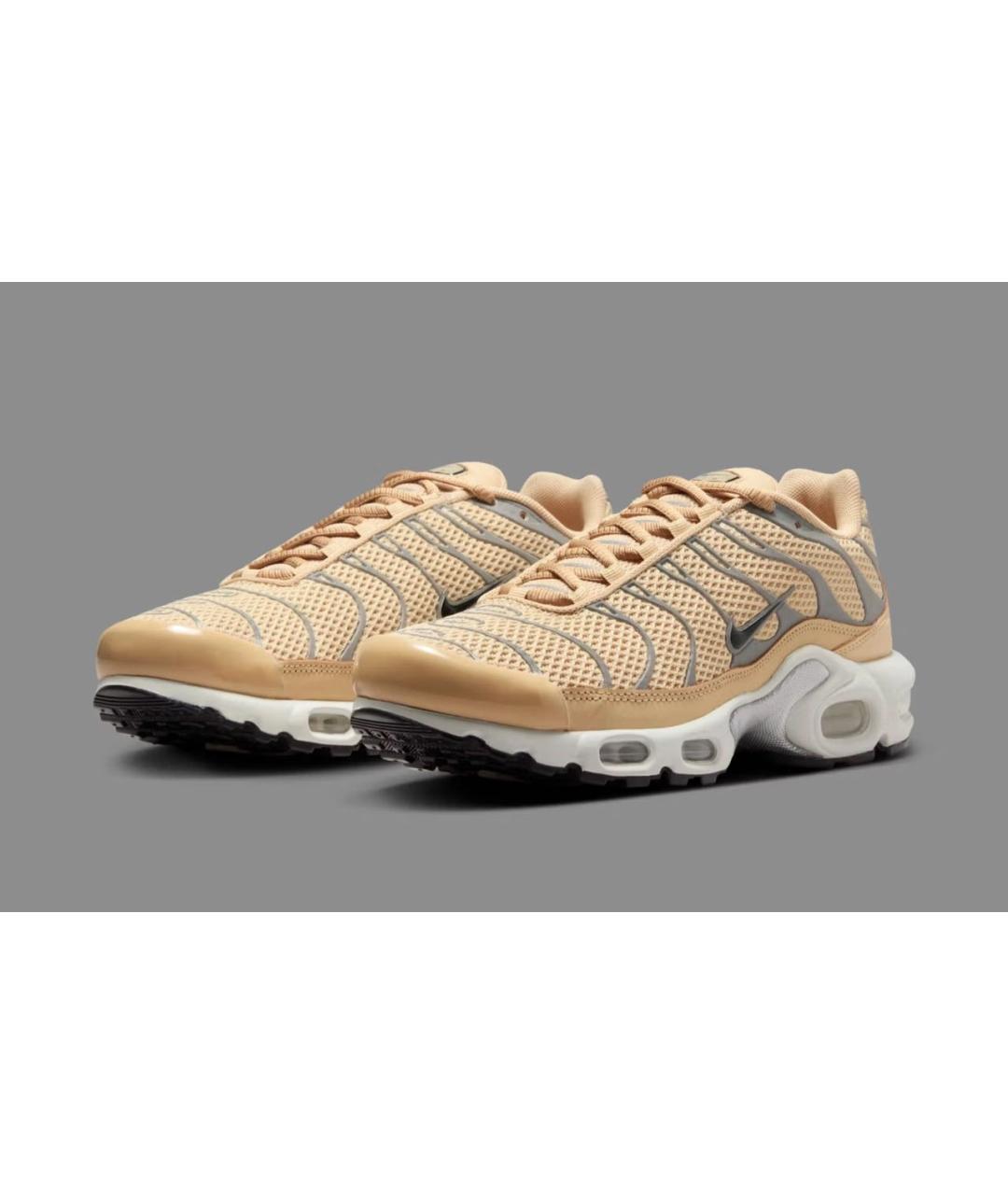 NIKE Бежевые текстильные кроссовки, фото 2