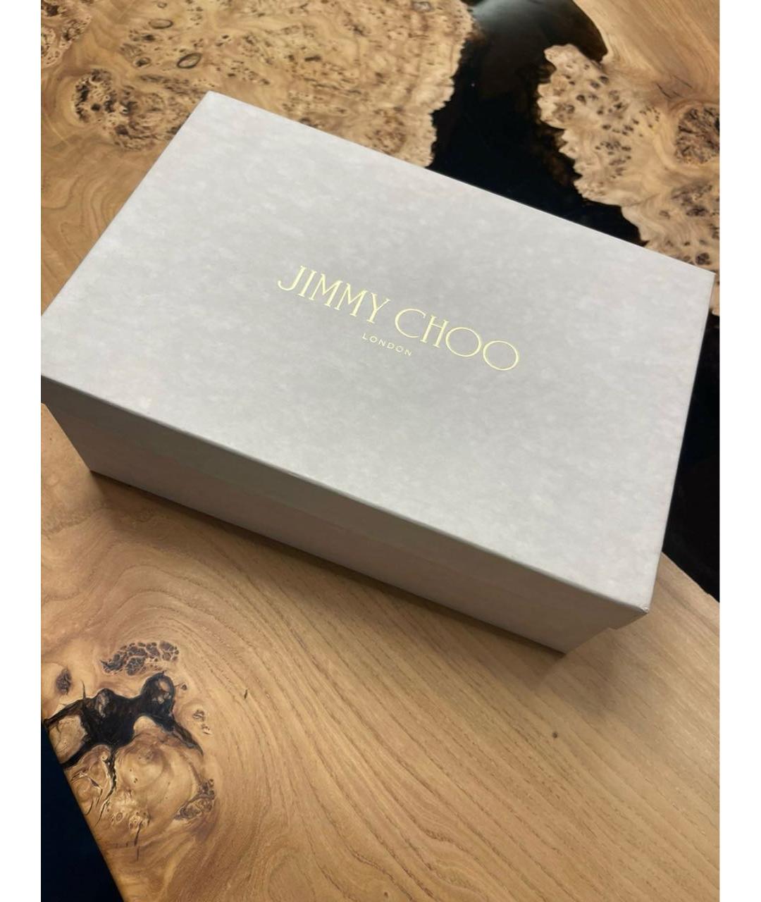 JIMMY CHOO Бордовые кожаные лоферы, фото 4