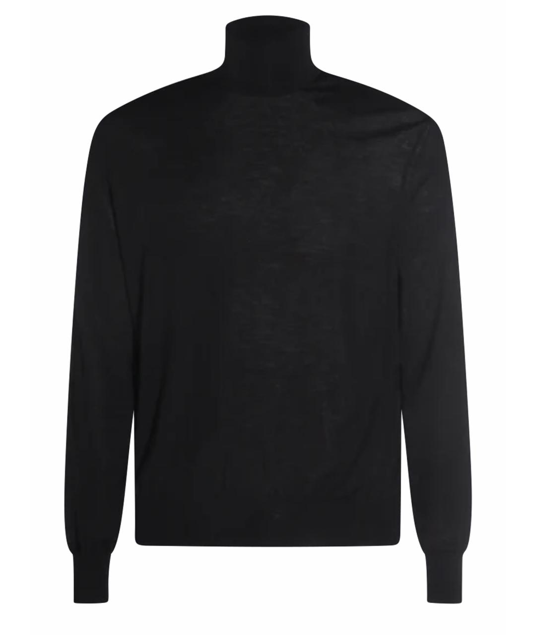 SAINT LAURENT Черный шерстяной джемпер / свитер, фото 1