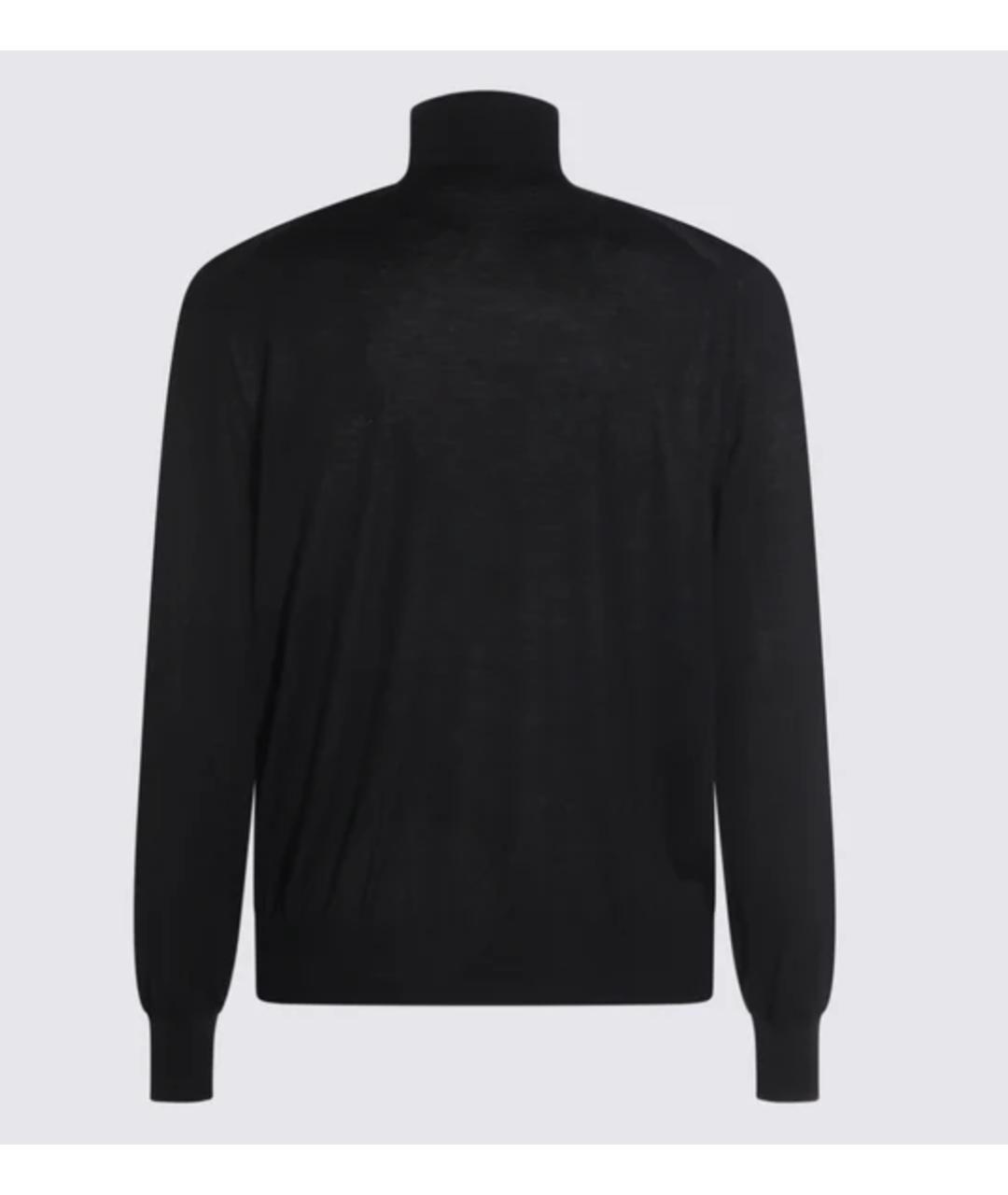 SAINT LAURENT Черный шерстяной джемпер / свитер, фото 2