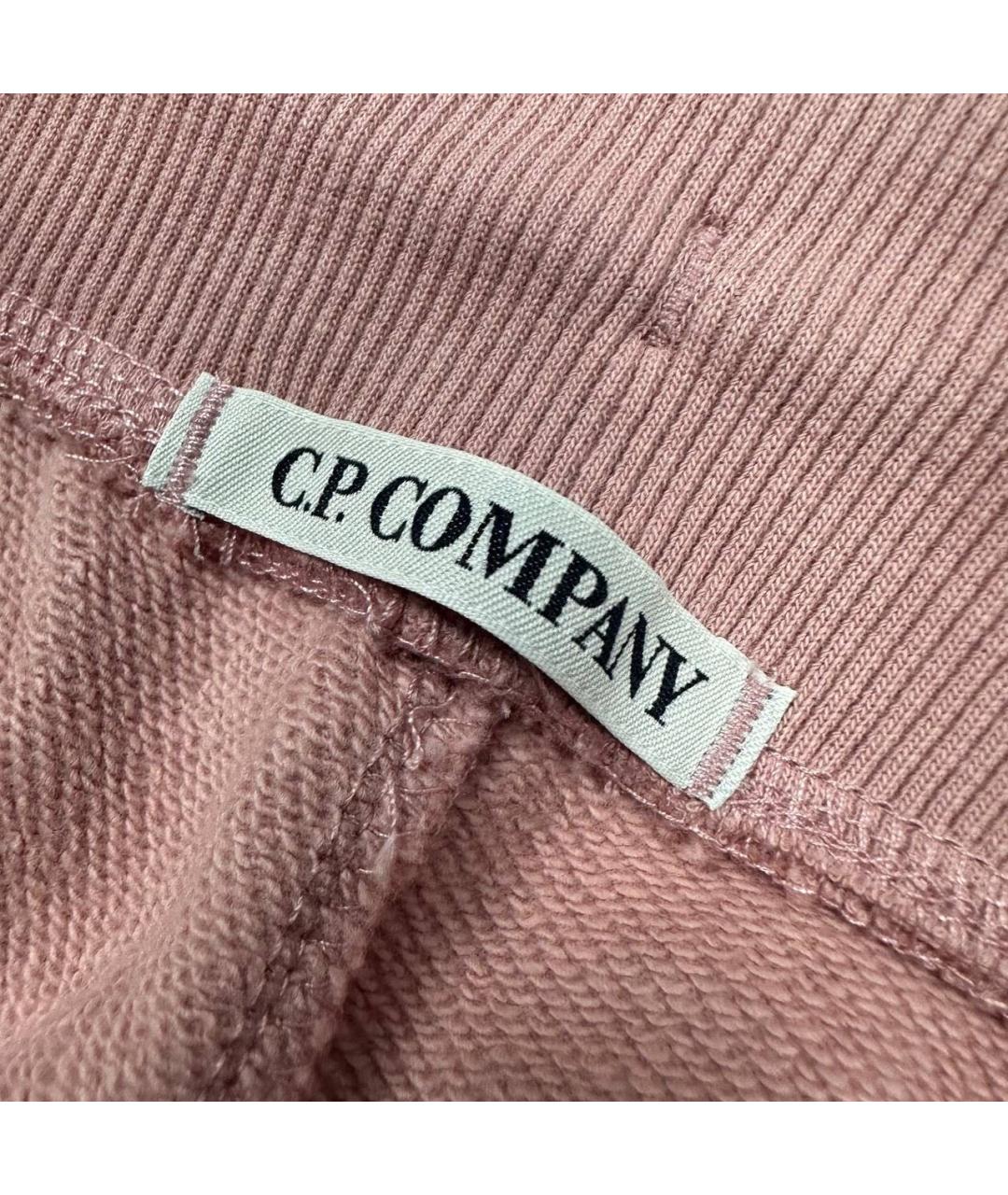 CP COMPANY Розовые хлопковые повседневные брюки, фото 5