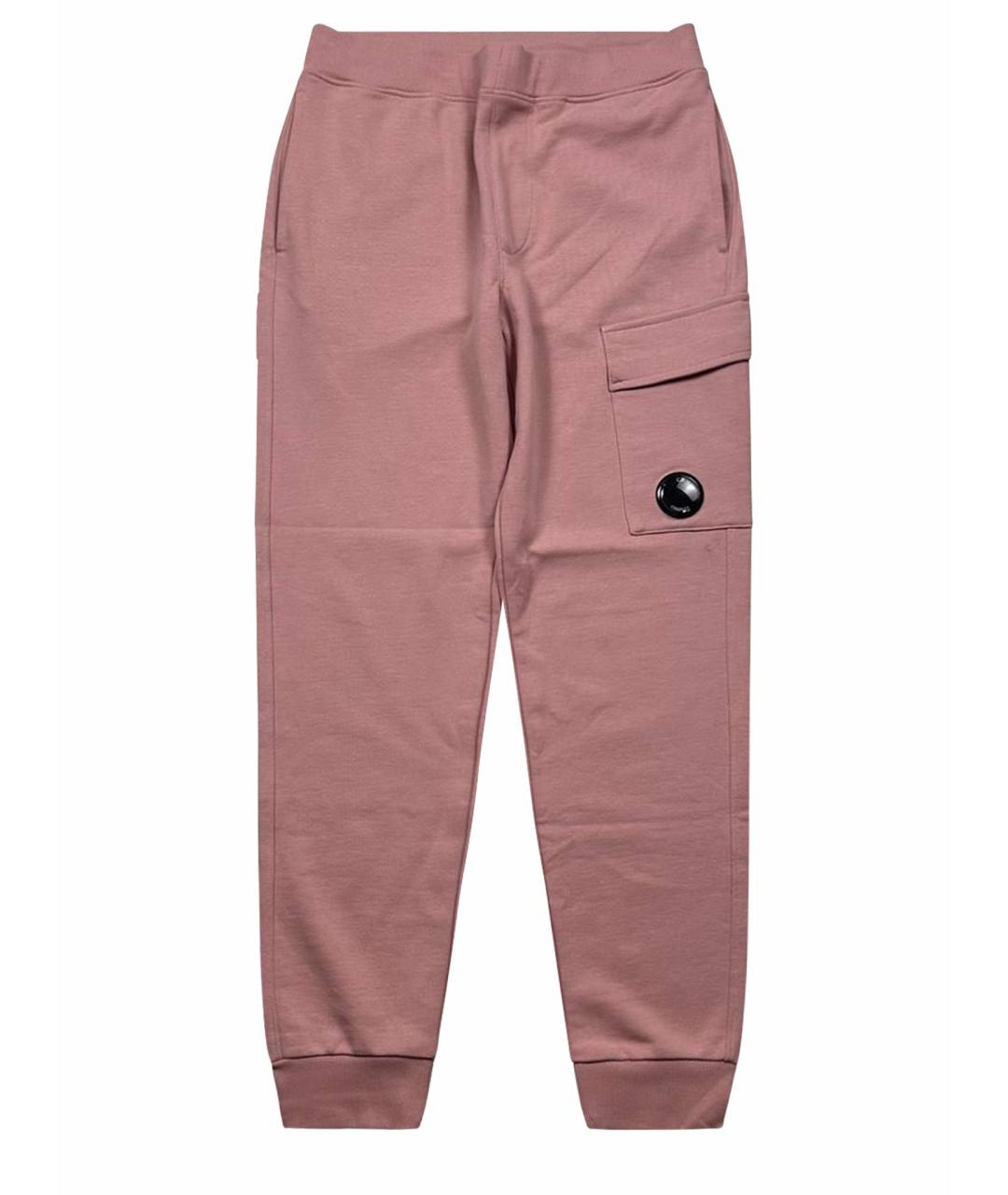CP COMPANY Розовые хлопковые повседневные брюки, фото 1
