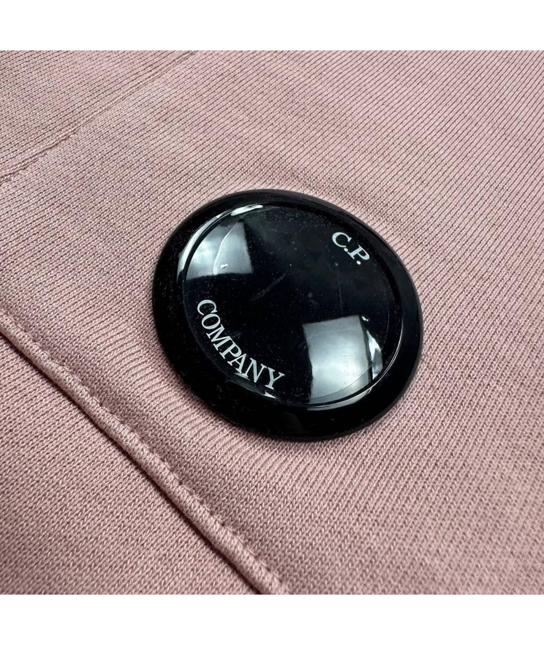 CP COMPANY Розовые хлопковые повседневные брюки, фото 3