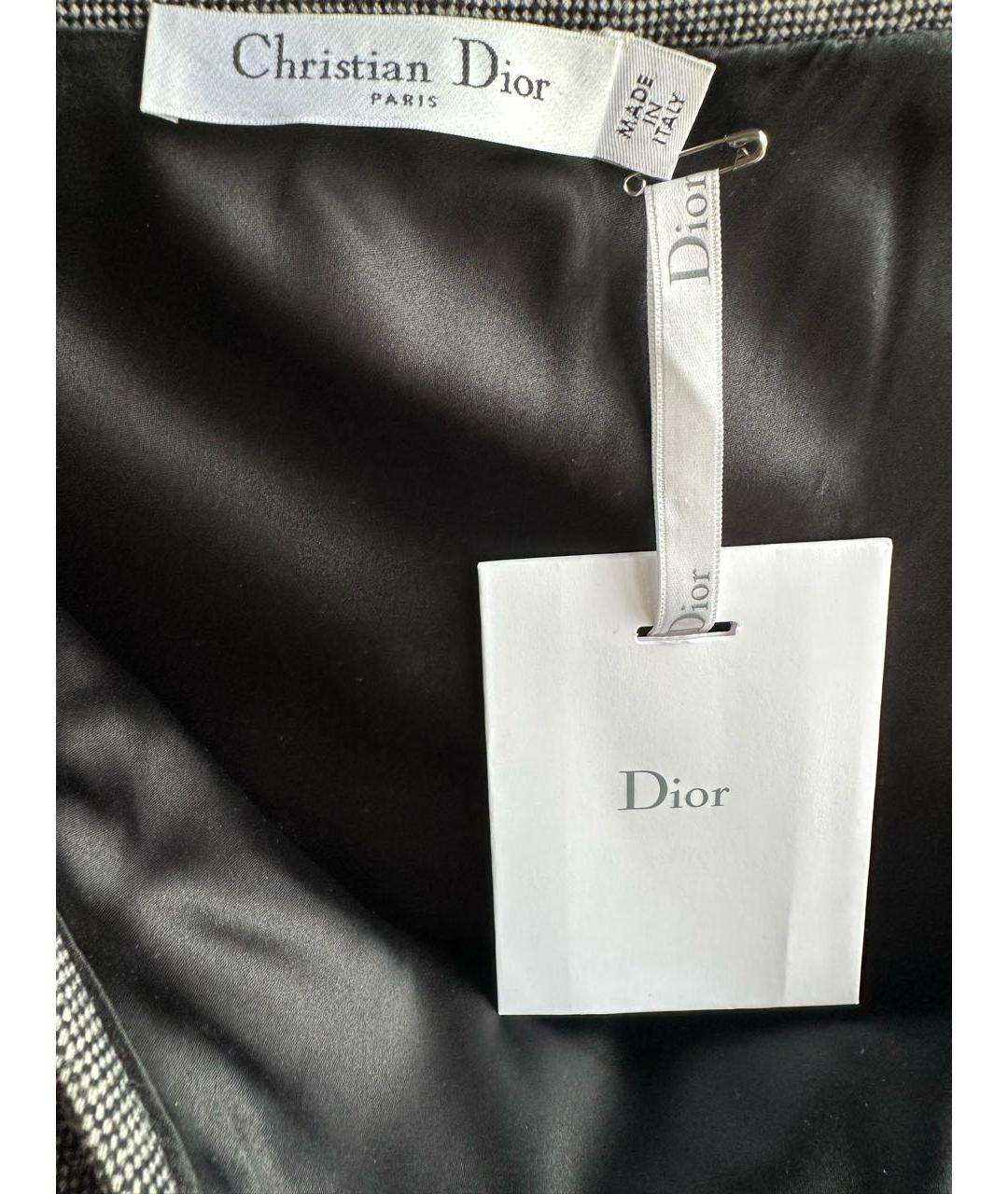 CHRISTIAN DIOR Шерстяная юбка мини, фото 8